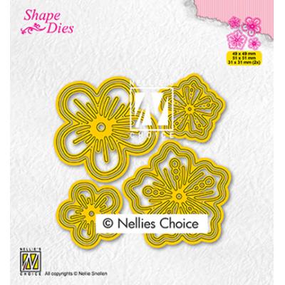 Nellie's Choice Shape Dies - Set Of Flowers